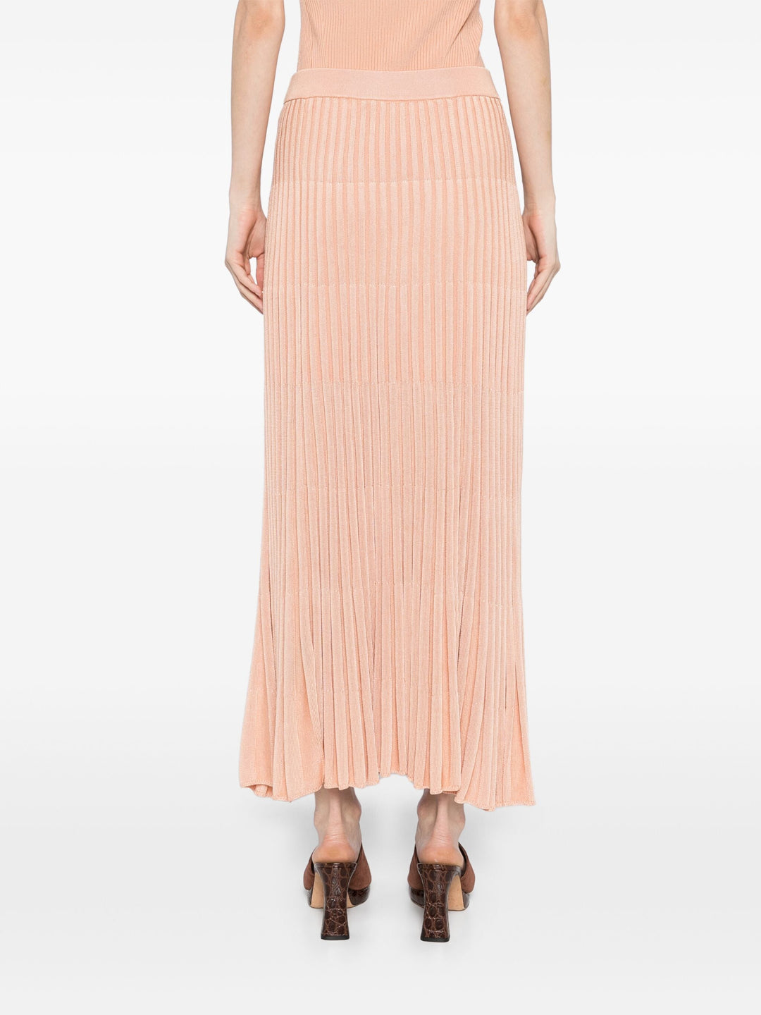 Pleated Midi Skirt