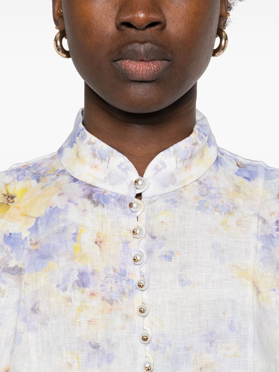 Crush Buttoned Mini Dress