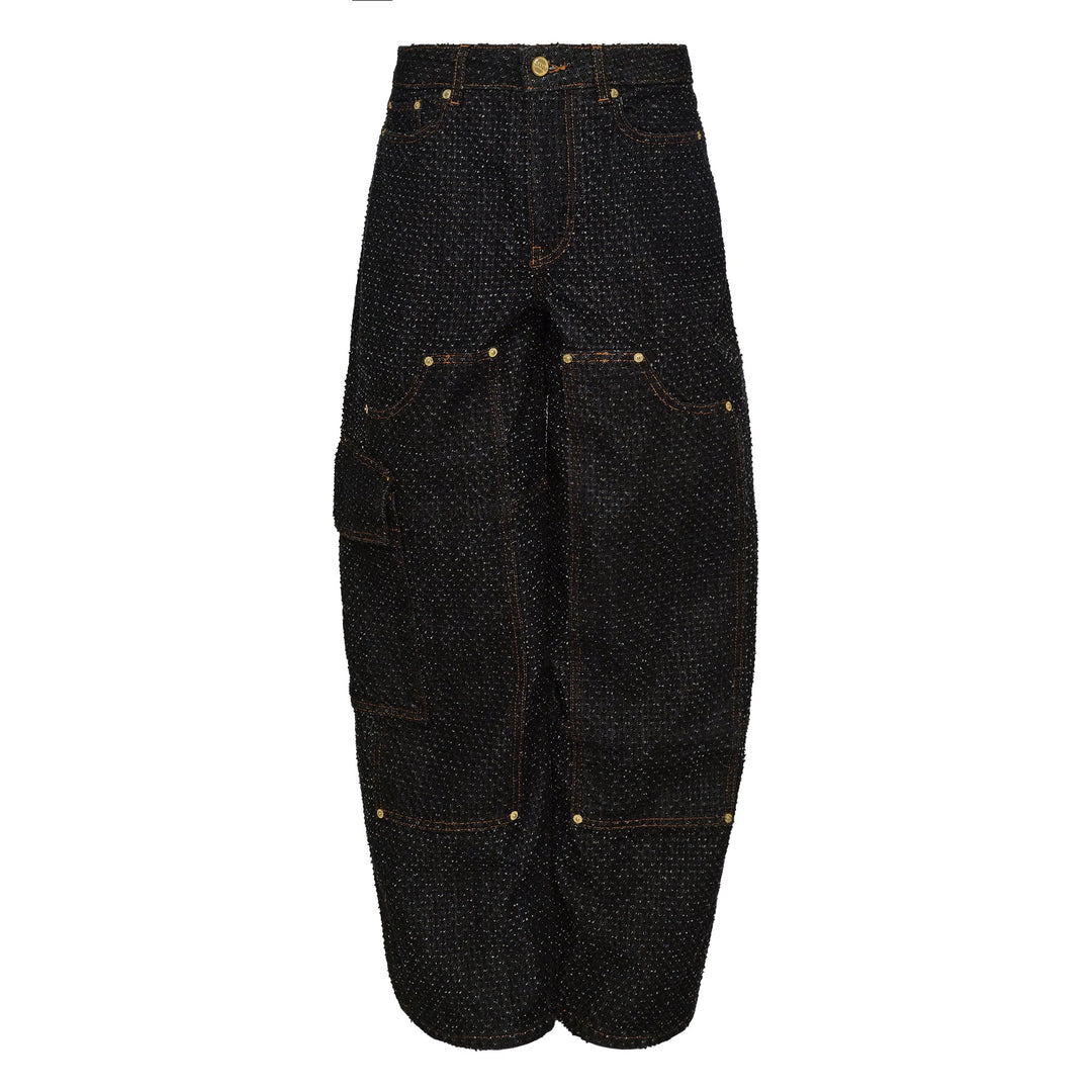 Fluffy Denim Carpenter Jeans