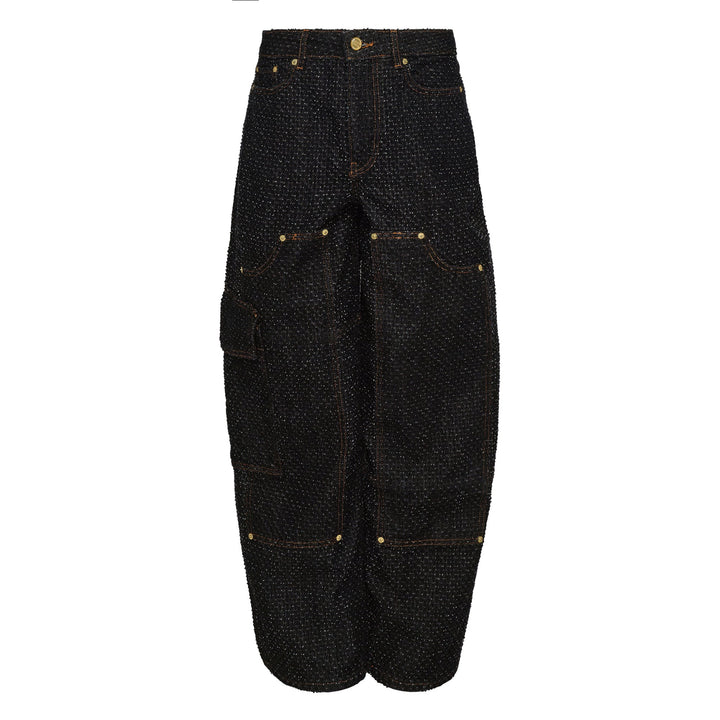 Fluffy Denim Carpenter Jeans