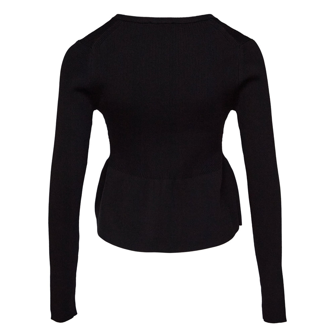 Melange Rib Knit Cardigan