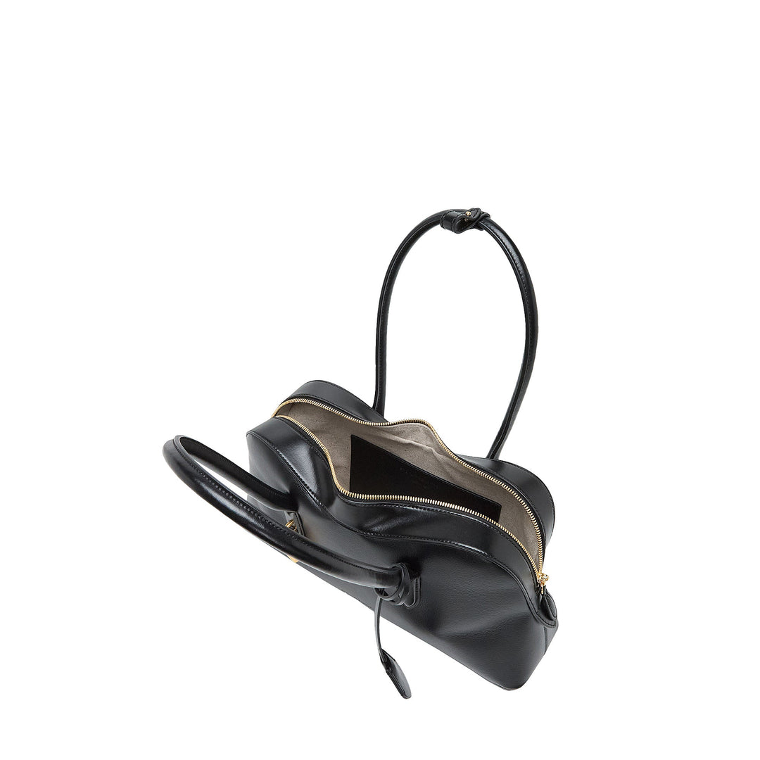 Ryder Horseback Shoulder Bag Embossed Grainy