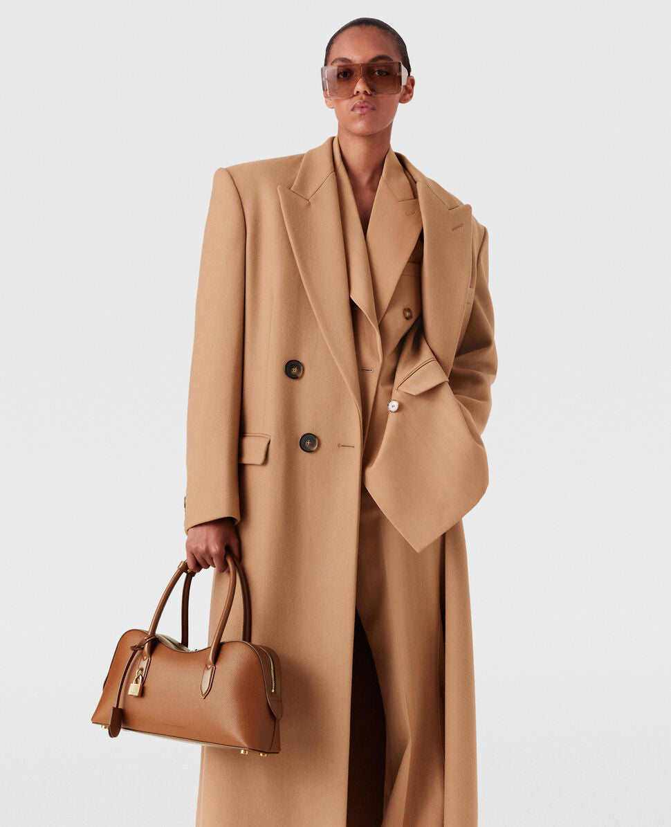 Ryder Horseback Shoulder Bag Embossed Grainy