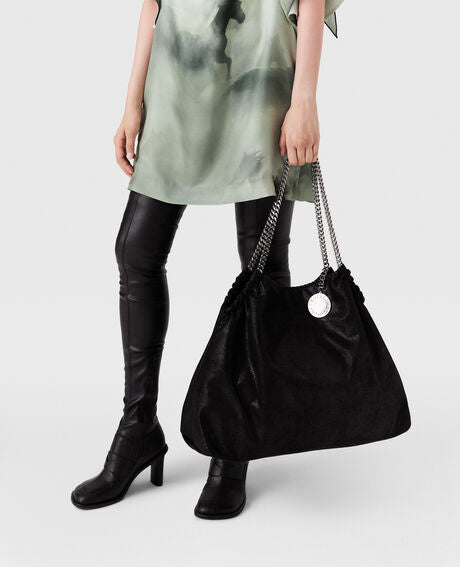 Falabella Oversized Tote Eco Shaggy Deer