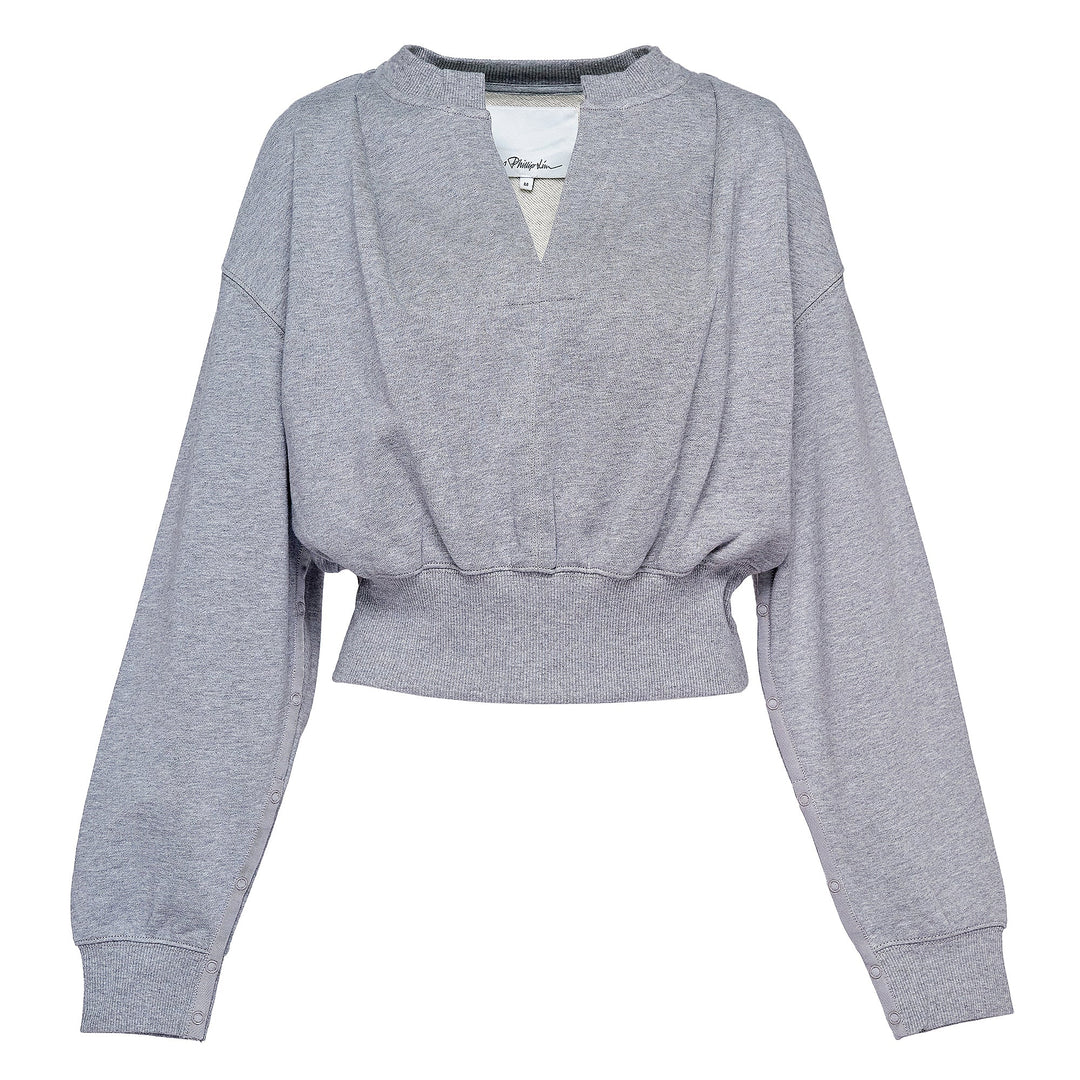 Long Sleeve Cropped Sweatshirt