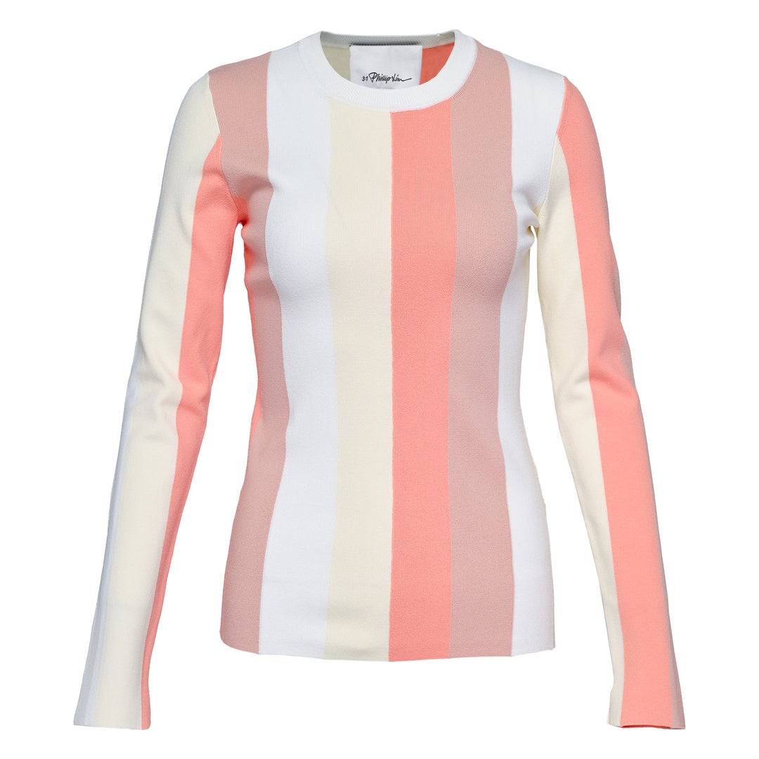 Colorblock Stripe Knit Top