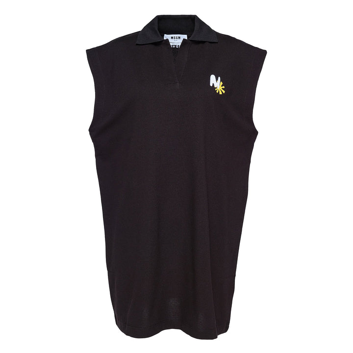 Sunny M Wave Sleeveless Polo Dress