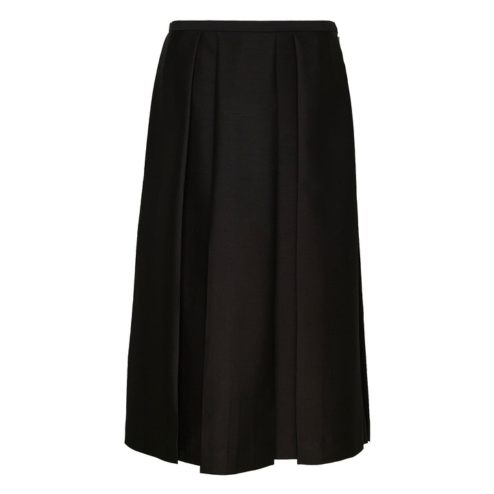 Wool Silk Twin Flower Skirt