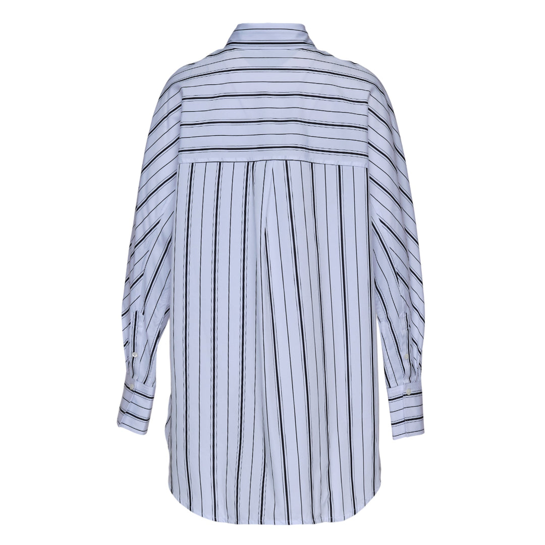 Kimono Sleeve Striped Shirt