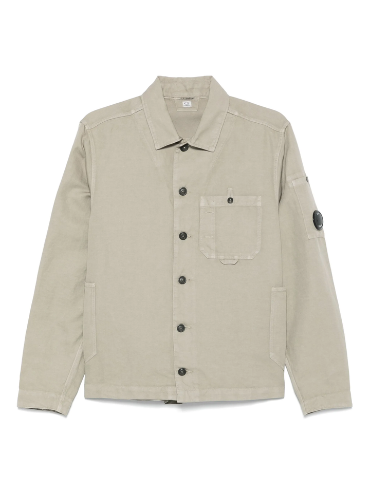 Cotton/Linen Lens Overshirt