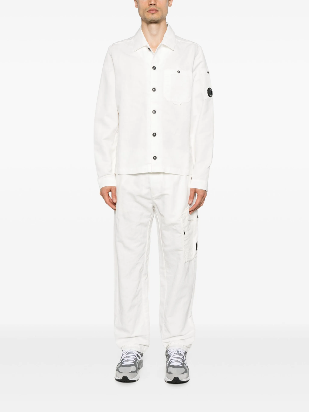 Cotton/Linen Lens Overshirt