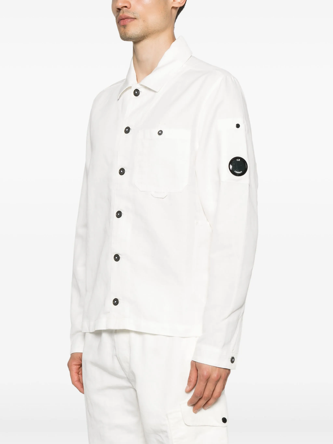 Cotton/Linen Lens Overshirt