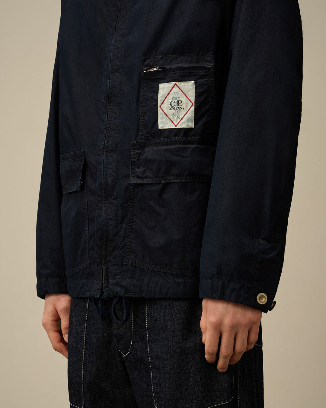 50 Fili Indigo Goggle Jacket