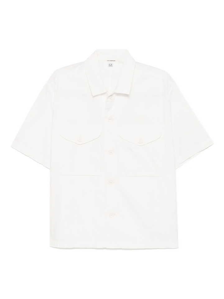 Boxy Short Sleeve Popeline Shirt