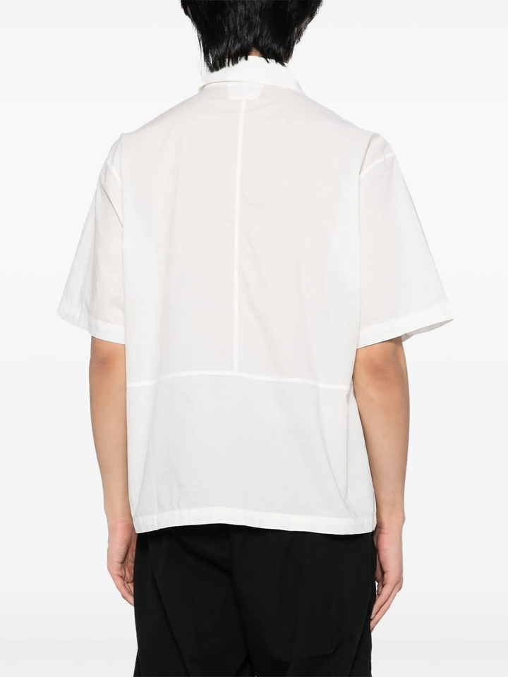 Boxy Short Sleeve Popeline Shirt