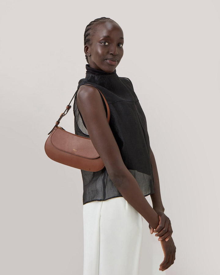 Clovelly Shoulder Bag Bright Oak Micro Classic Grain