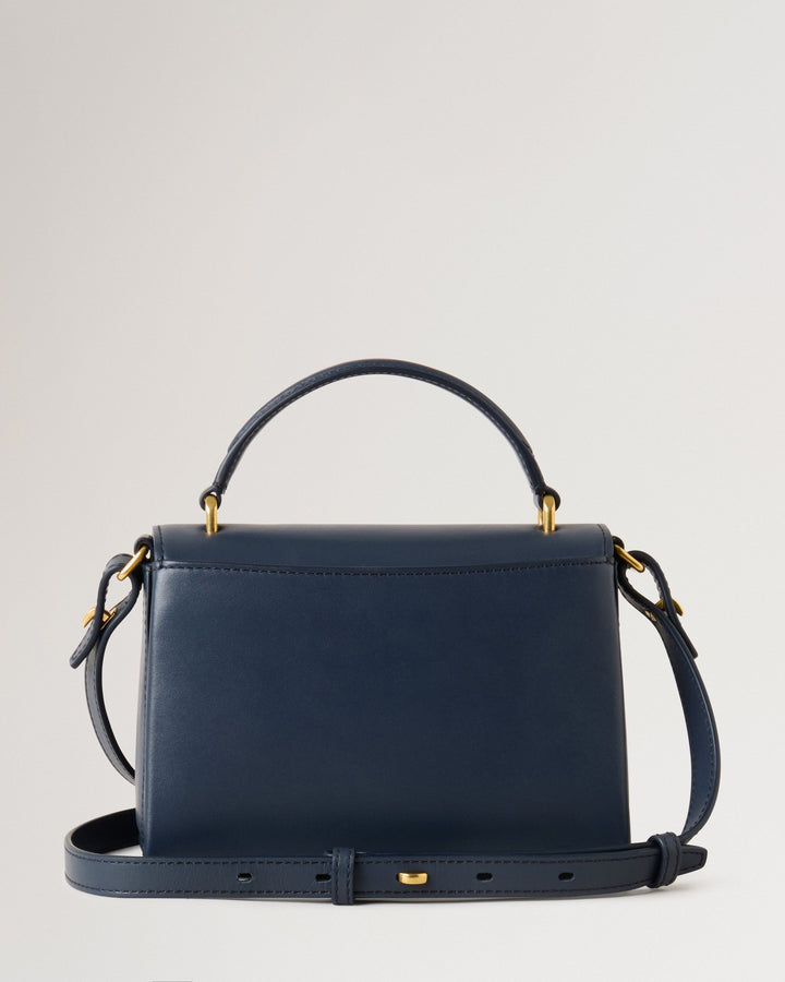 Small Lana Top Handle Night Sky High Gloss Leather