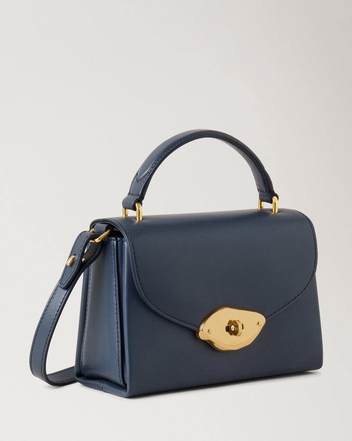 Small Lana Top Handle Night Sky High Gloss Leather