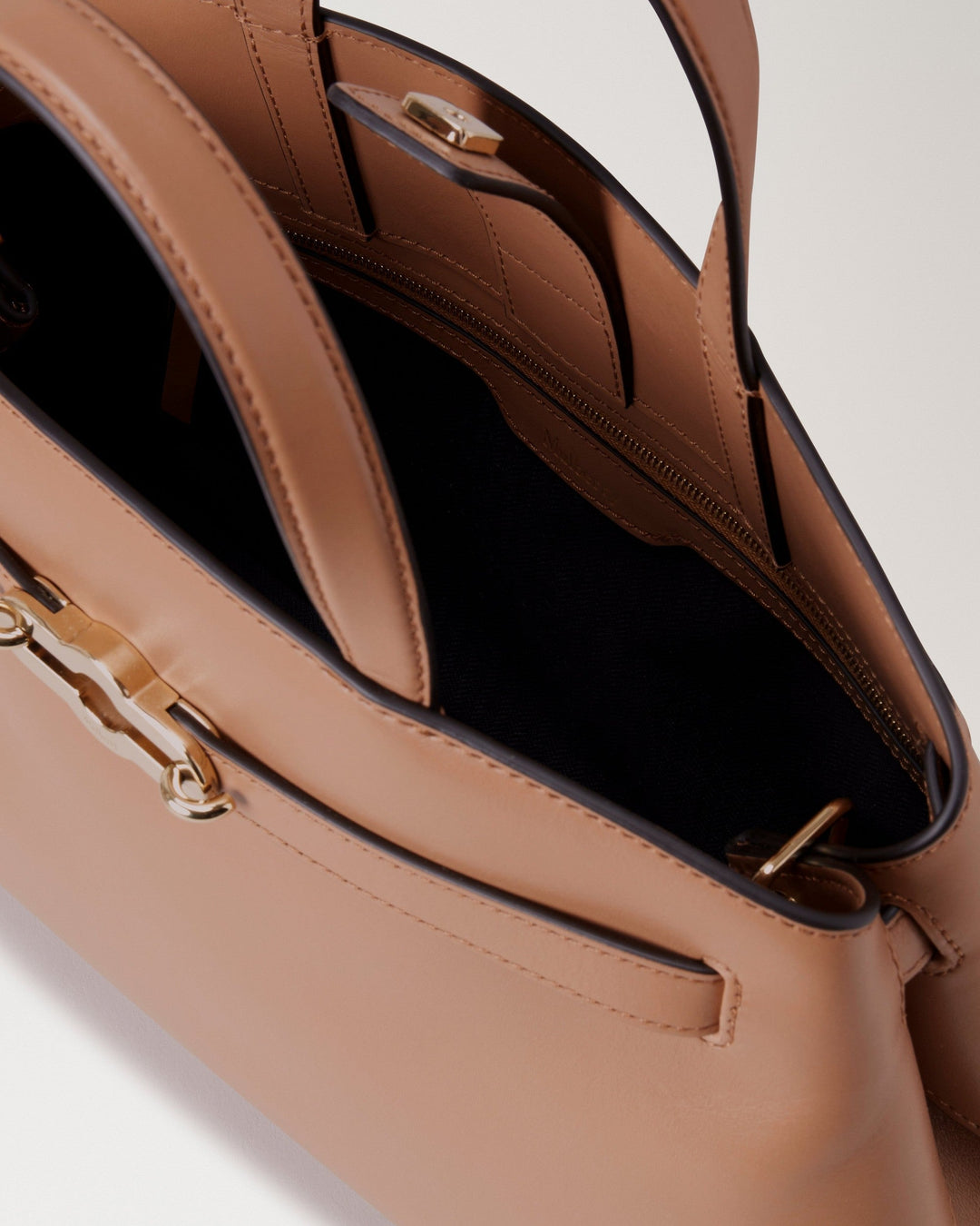 Small Pimlico Tote Sable High Gloss Leather