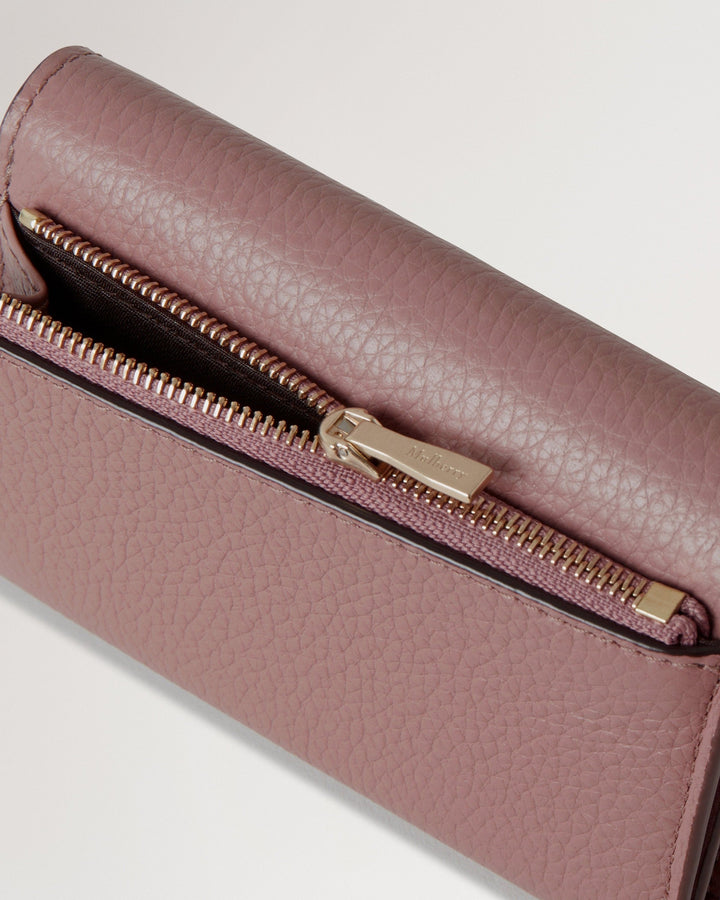 Continental Trifold Autumn Rose Small Classic Grain