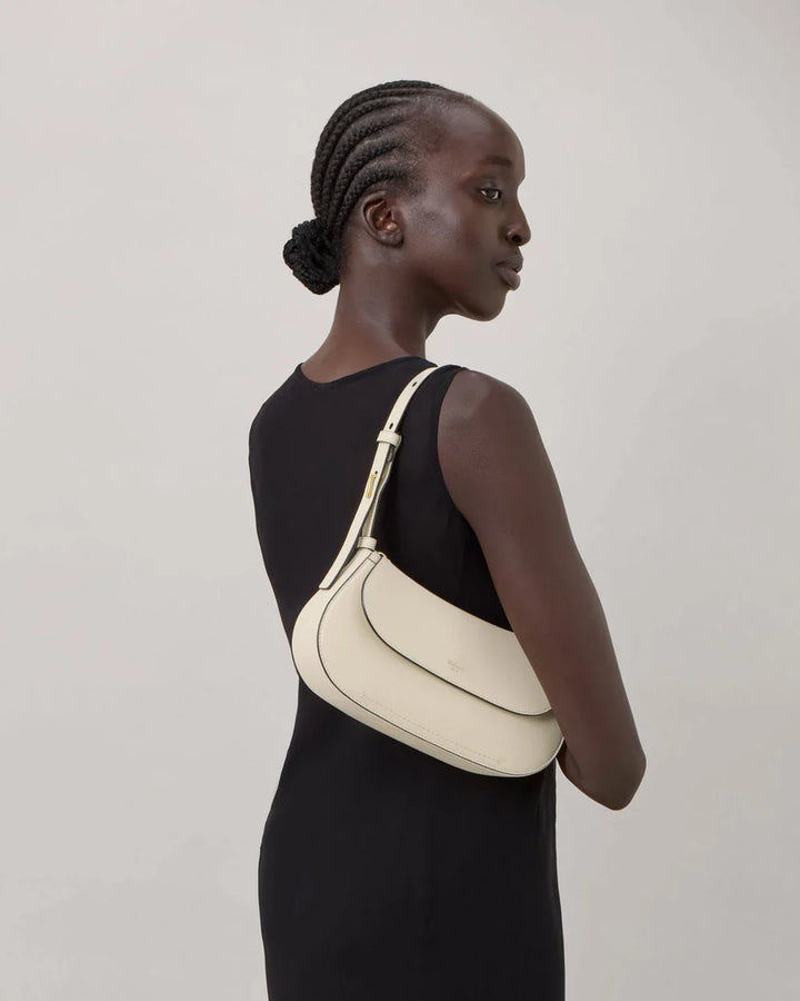Clovelly Shoulder Bag Eggshell Micro Classic Grain
