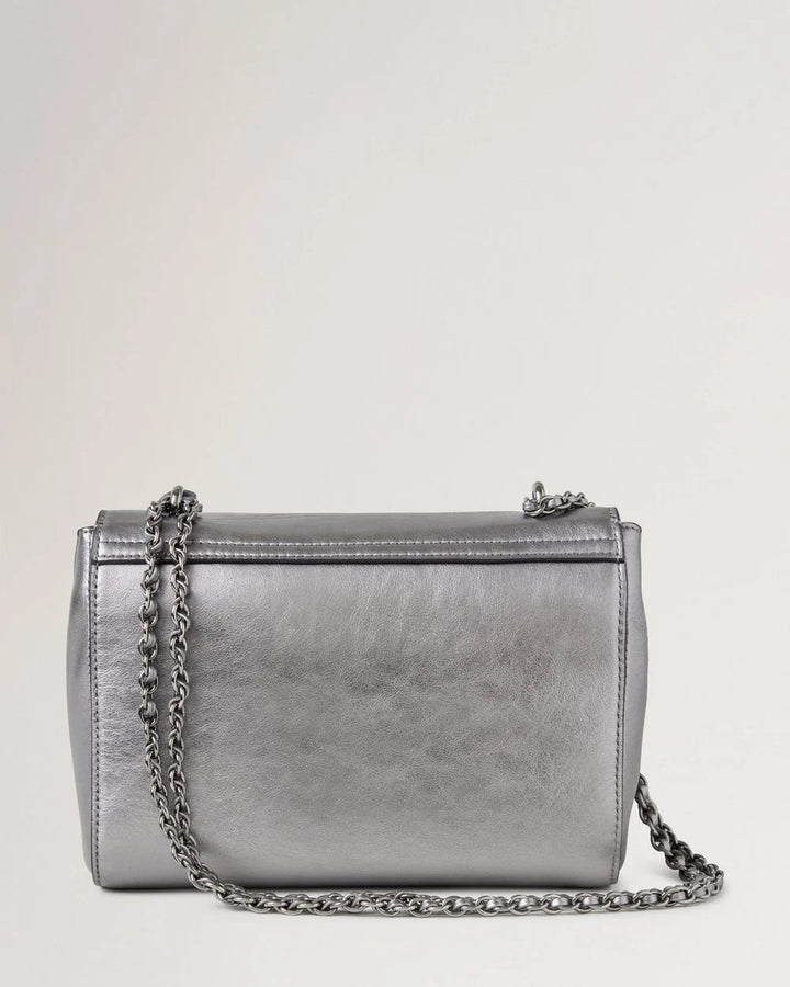 Lily Pewter Metallic Calf Nappa