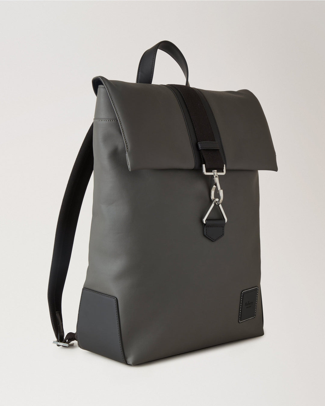 Dalston Backpack Asphalt & Black Coated Canvas & Rubberised Leather – Club21.com