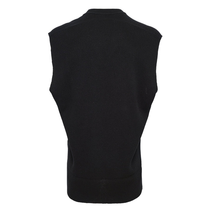 Tight Twist Cotton Knit Vest