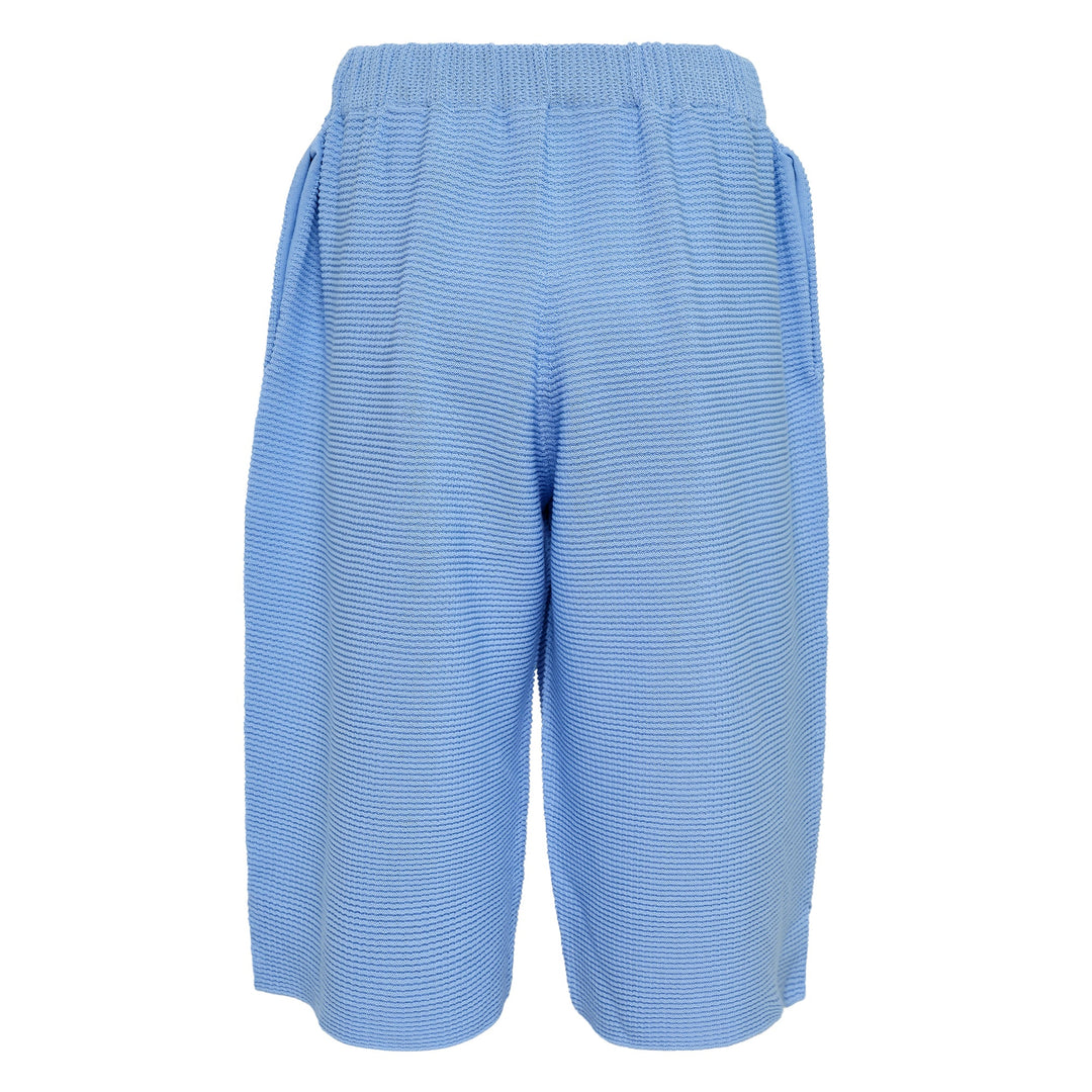 Tight Twist Cotton Knit Trousers