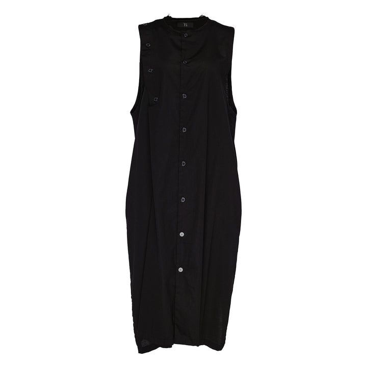 Asymmeteric Button Dress