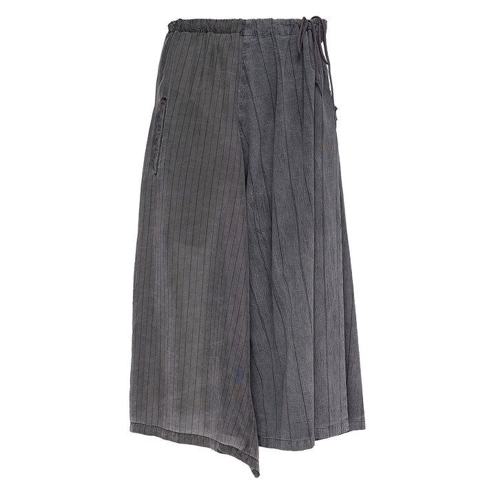 Asymmetery Waist String Pants