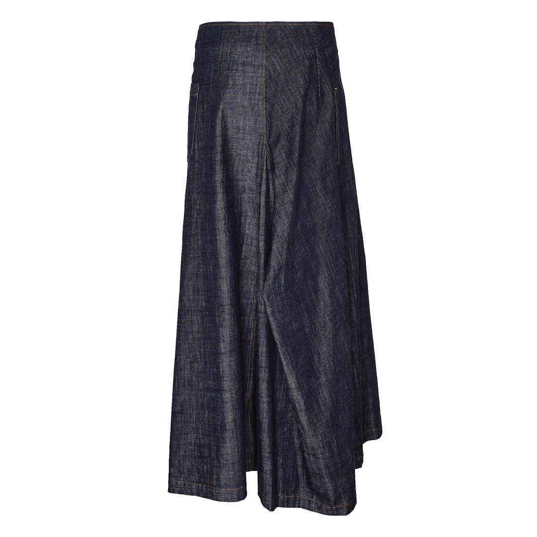 Panel Tucked Flare Skirt