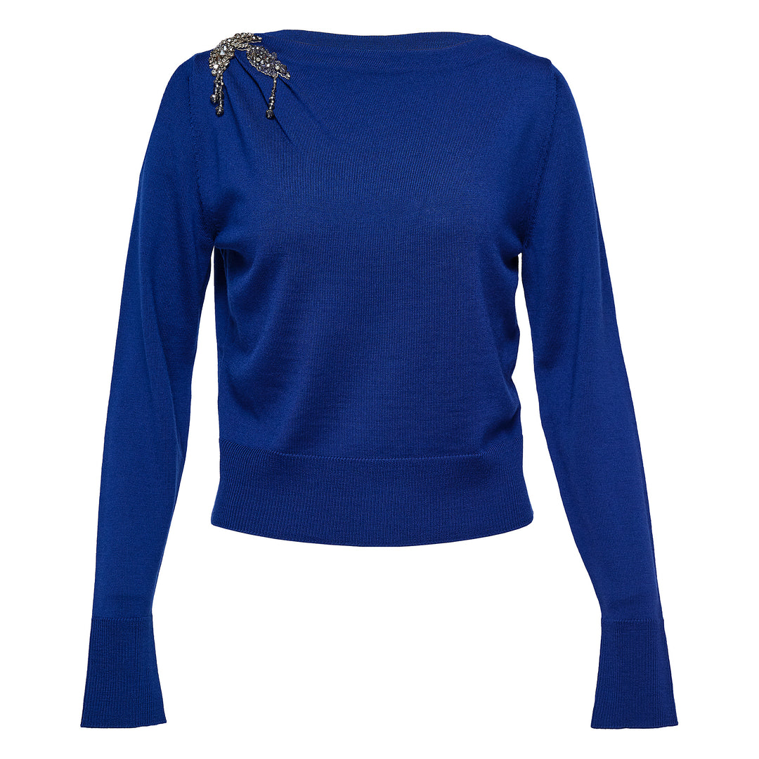 Cropped Jumper Merino Wool