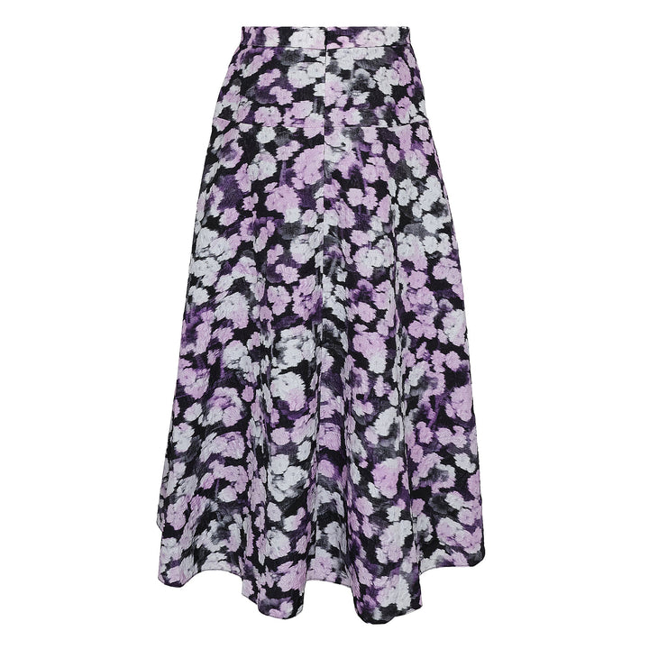 A-Line Midi Skirt Matelasse