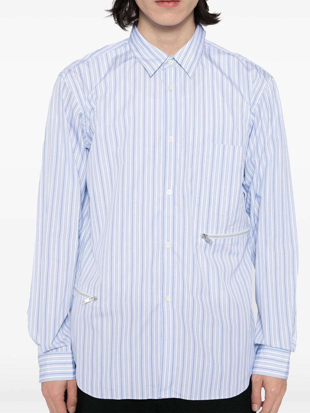 Cotton Broad Stripe Shirt