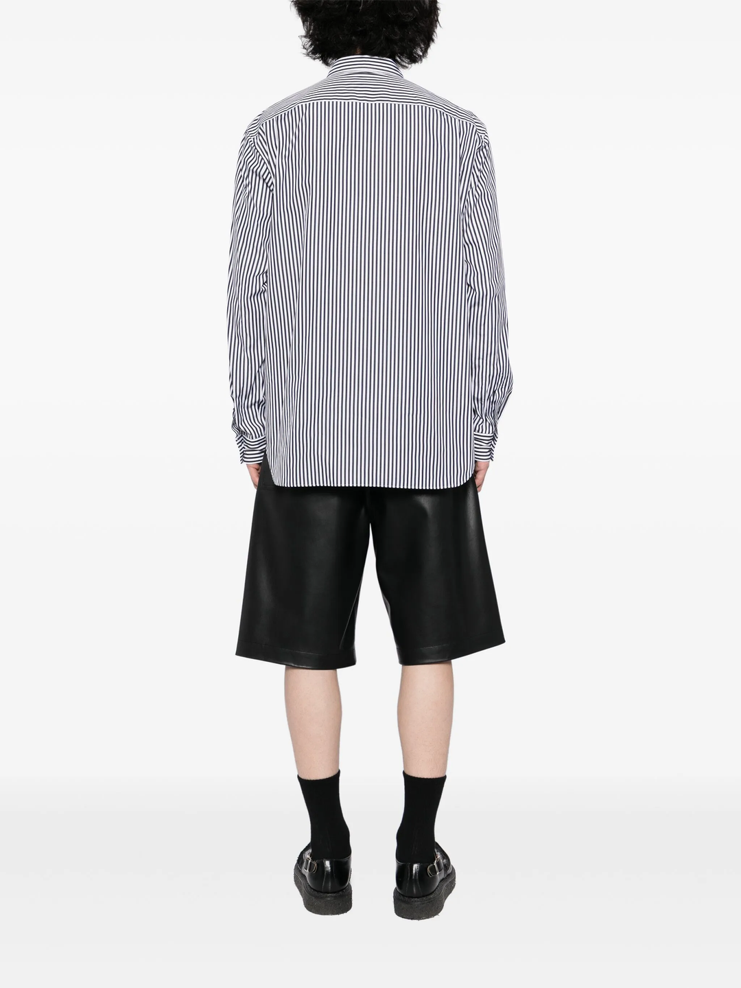 Cotton Broad Stripe Medium Shirt