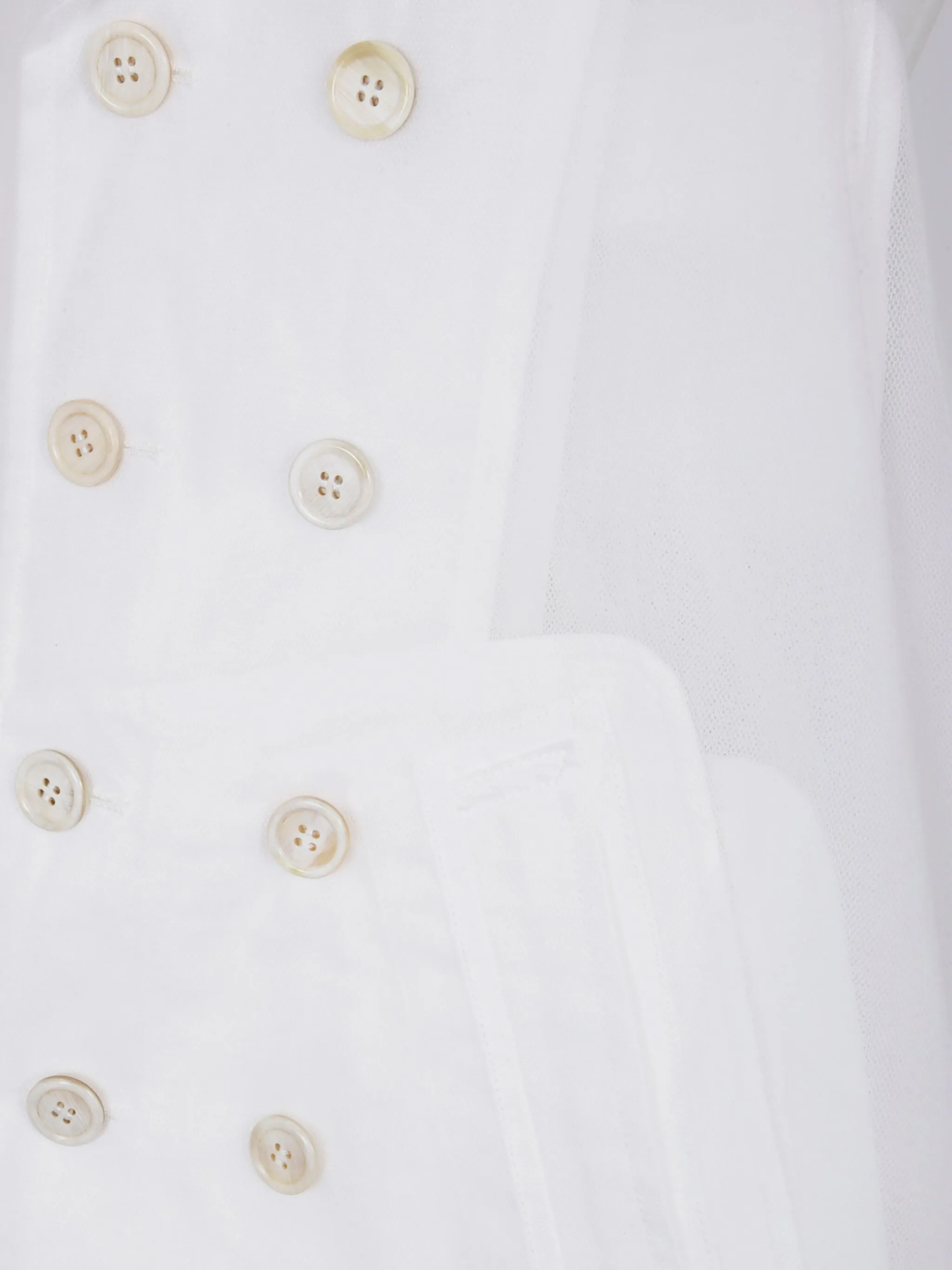 Nylon Tulle Long Jacket