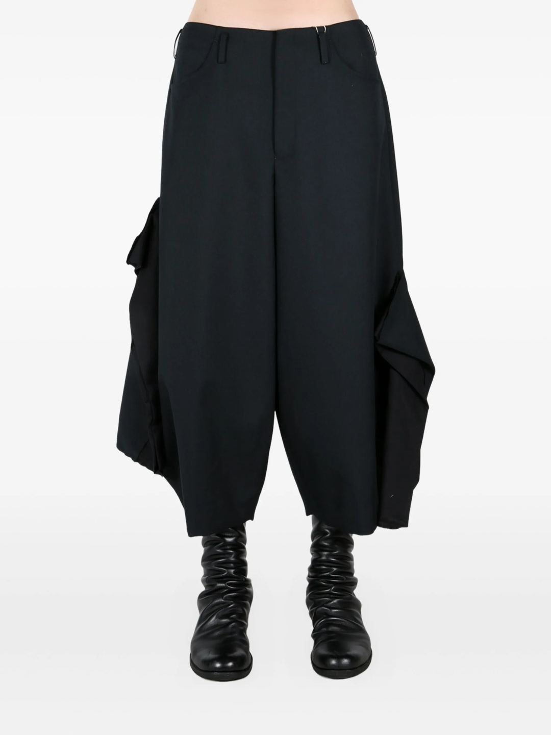 Wool Polyester Serge X Cotton Pants