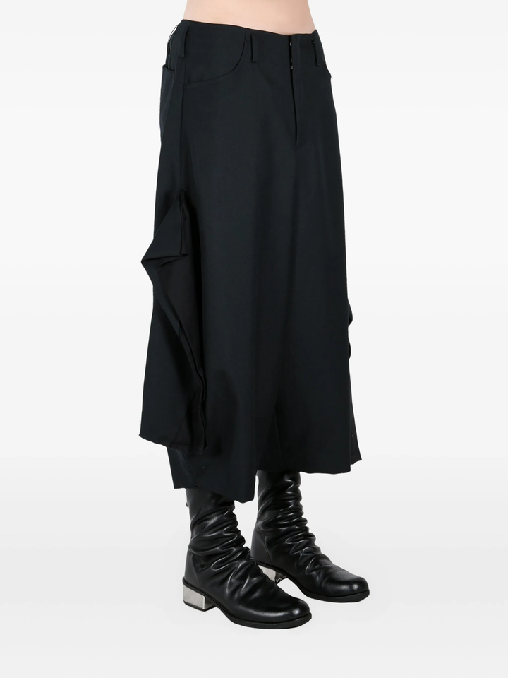 Wool Polyester Serge X Cotton Pants