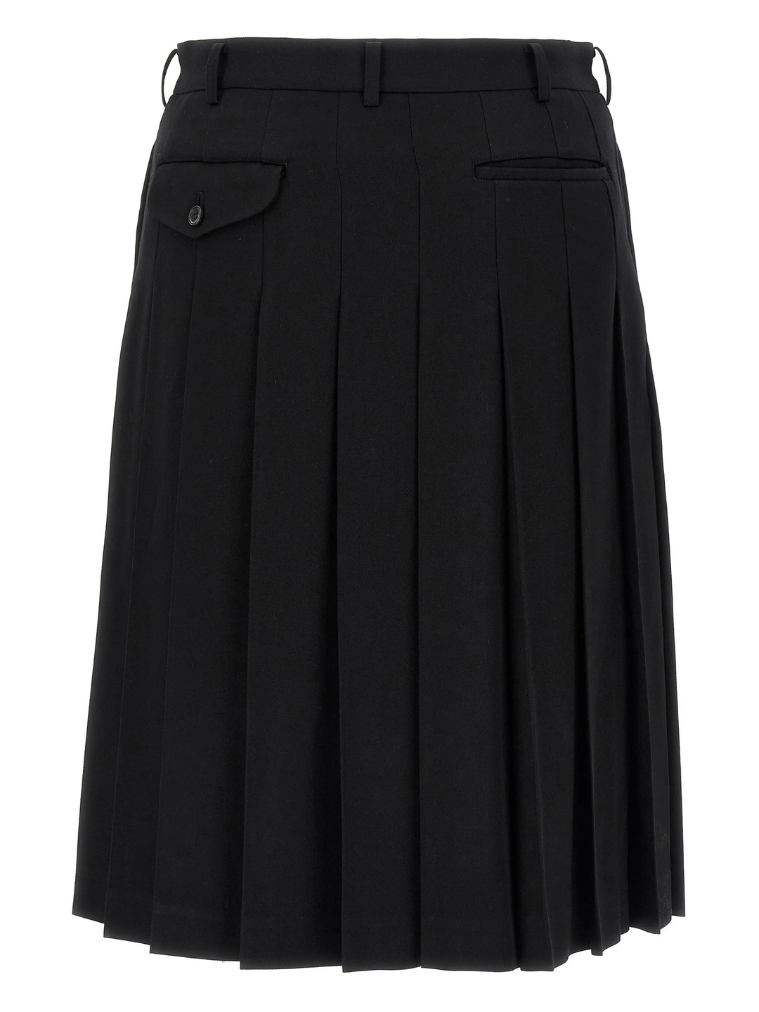 Wool Gabardine Medium Shorts