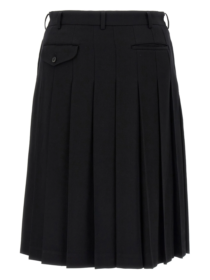 Wool Gabardine Medium Shorts