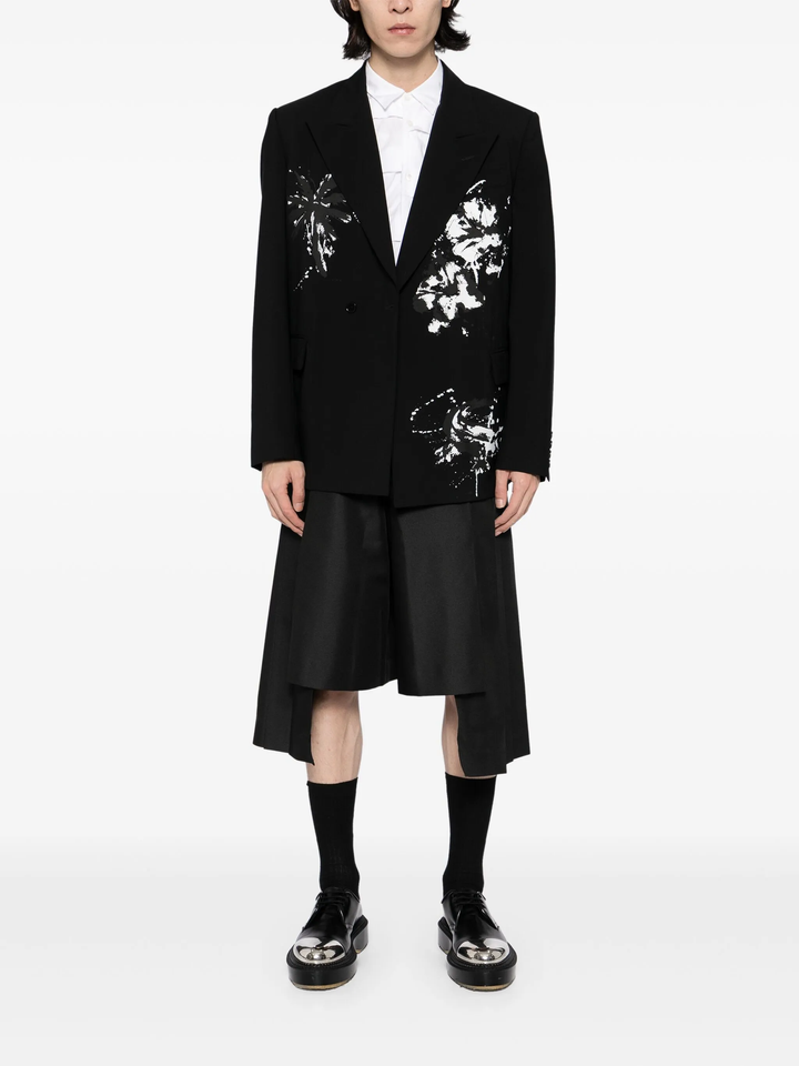Wool Gabardine Medium Shorts