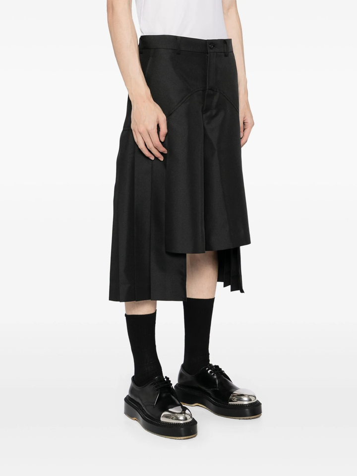 Wool Gabardine Medium Shorts