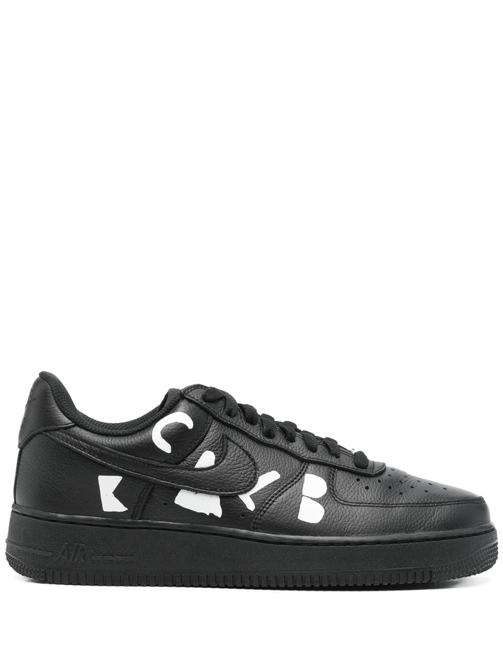 CDG Black X Nike Air Force 1 Sneakers