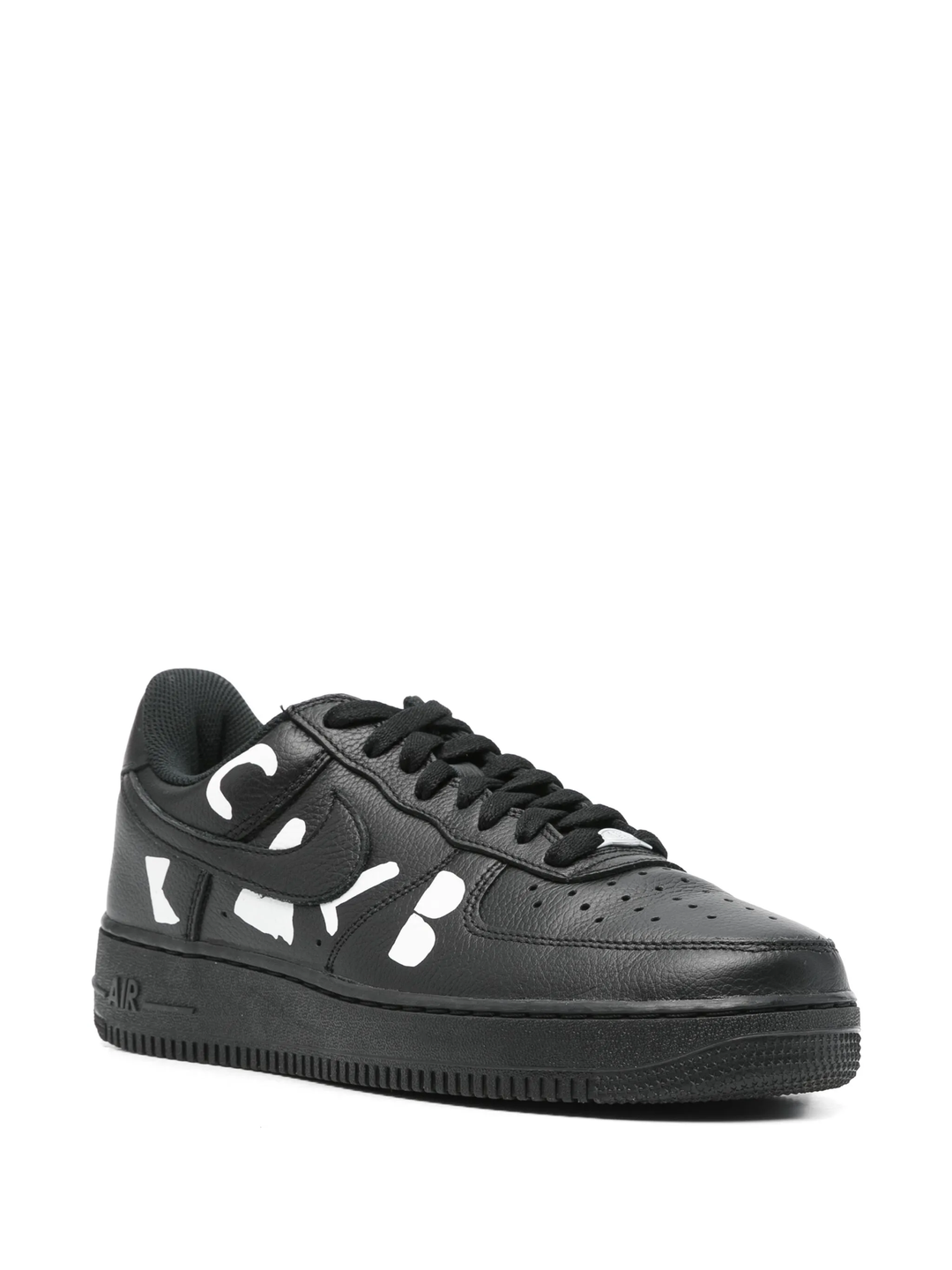 CDG Black X Nike Air Force 1 Sneakers