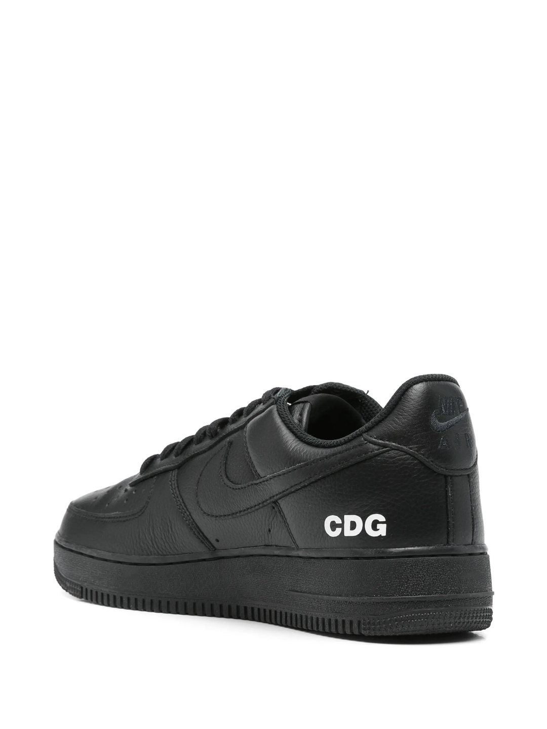 CDG Black X Nike Air Force 1 Sneakers