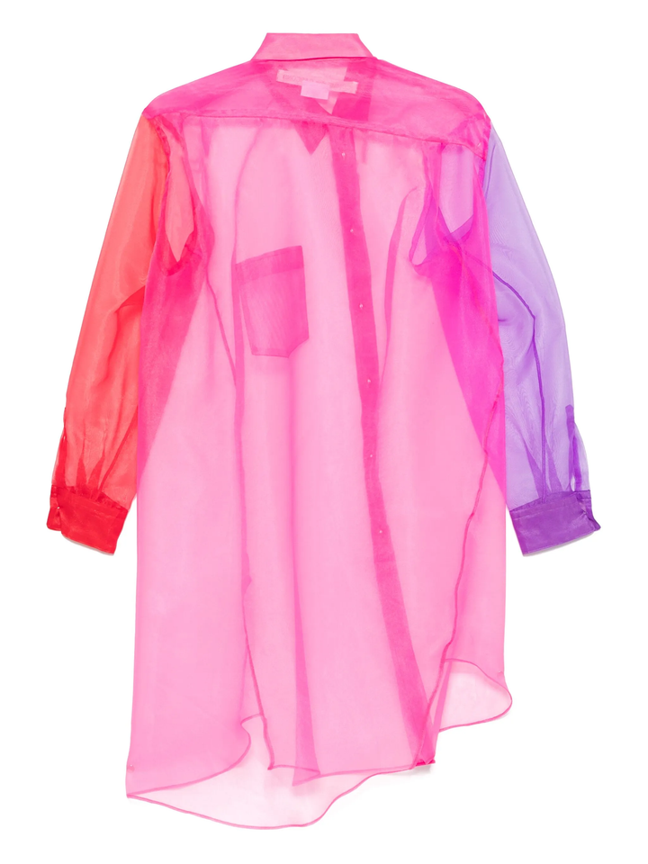Polyester Organdy Long Shirt