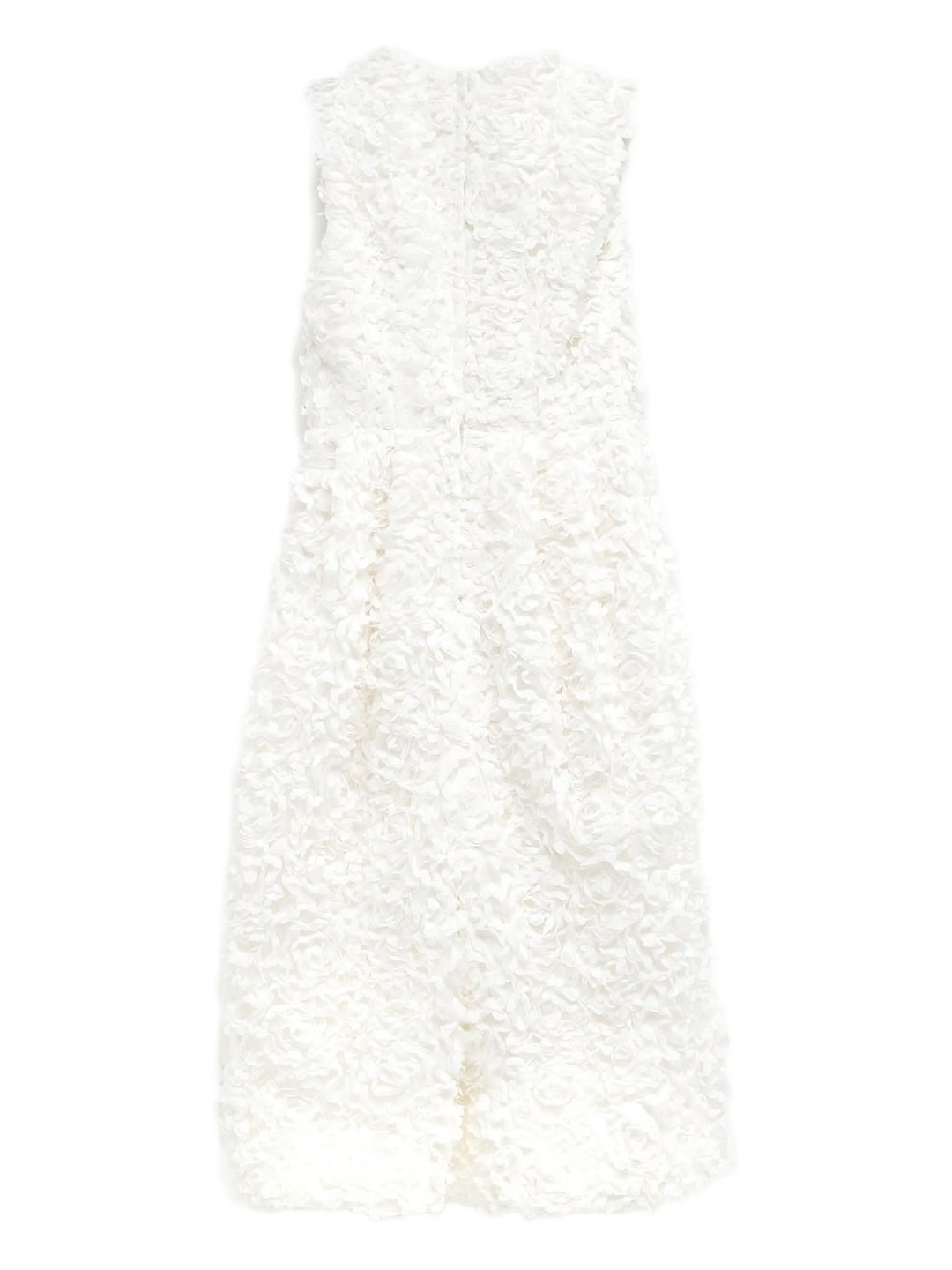 Polyester Tulle Flower Tape Knit Dress