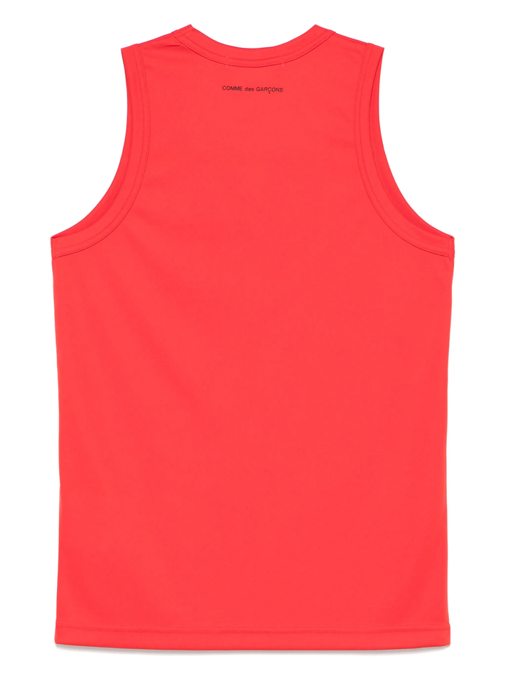 Polyester Smooth Back Logo Tank Top
