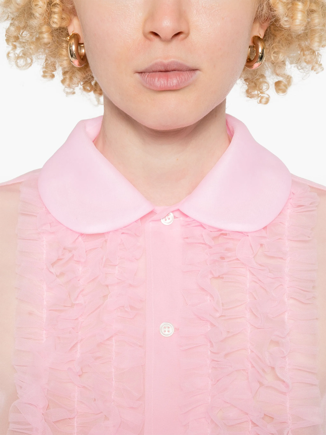 Nylon Tricot Thin Blouse